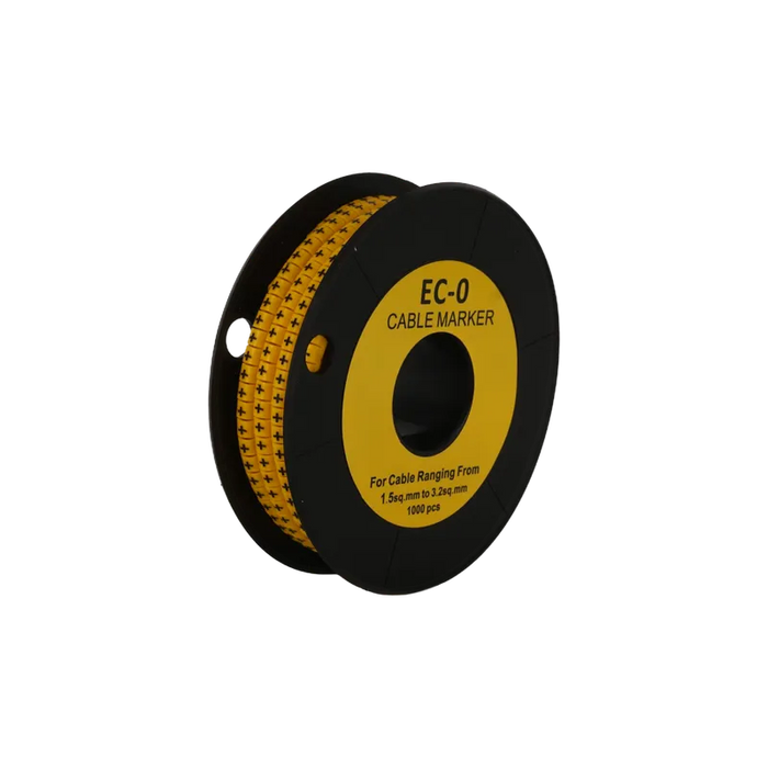 ANILLO MARCA CABLE (20-14 AWG) EC-0, "+" (ROLLO 1.000 UND) 1