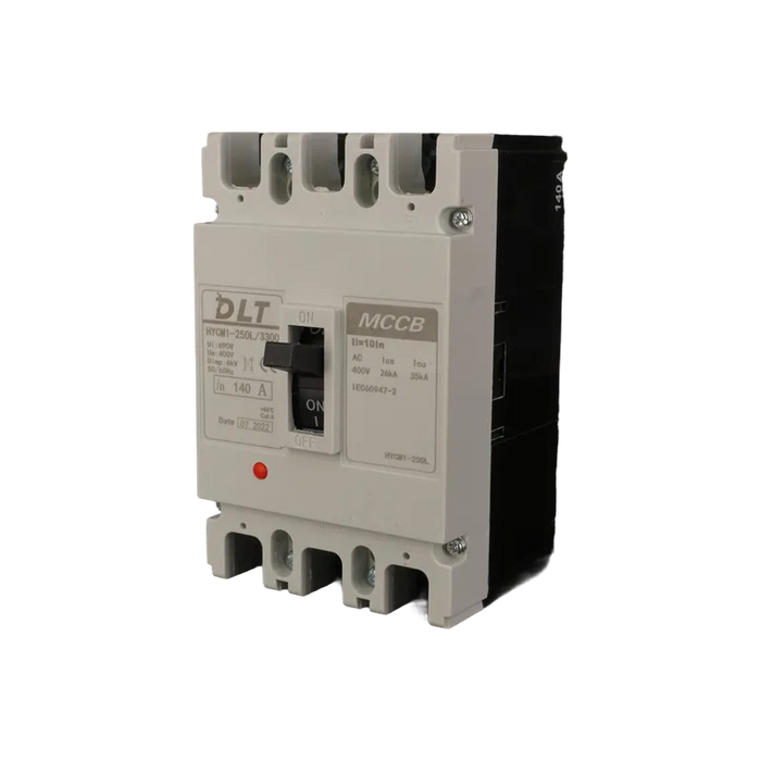 BREAKER INDUSTRIAL 3X140A (250L) 140A, 3 POLOS, FRAME 250L (INCLUYE KIT DE 6 TERMINALES) 1