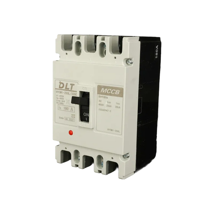 BREAKER INDUSTRIAL 3X180A (250L) 180A, 3 POLOS, FRAME 250L (INCLUYE KIT DE 6 TERMINALES) 1