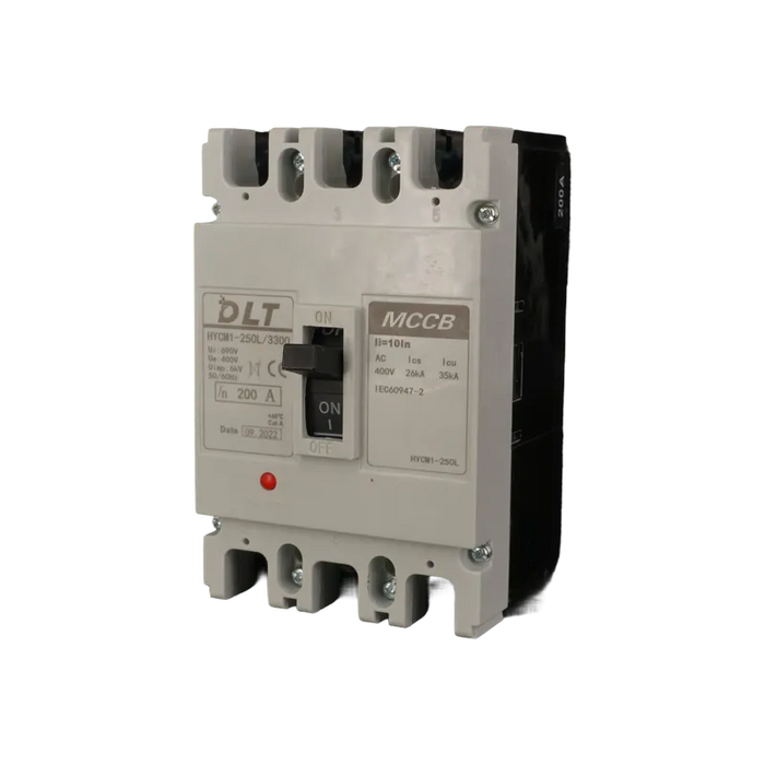 BREAKER INDUSTRIAL 3X200A (250L) 200A, 3 POLOS, FRAME 250L (INCLUYE KIT DE 6 TERMINALES) 1