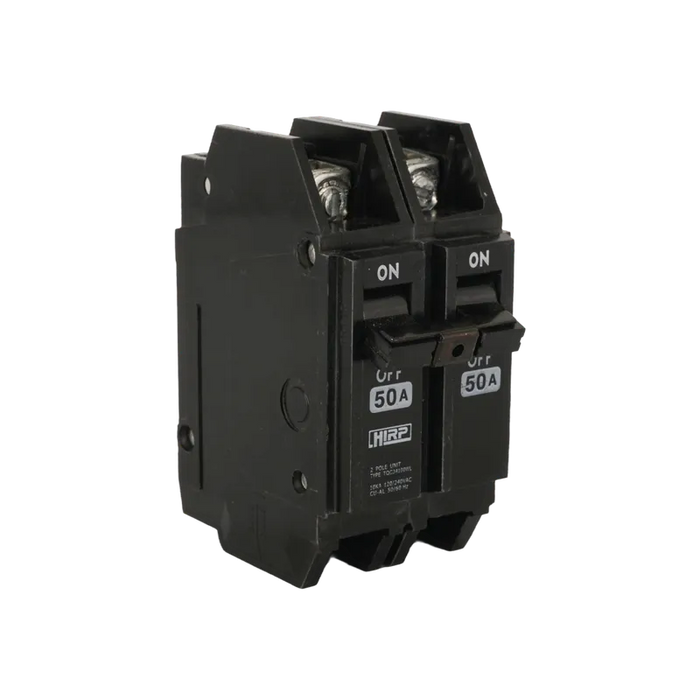 BREAKER SUPERFICIAL HQC 2X50A 50A, 240 VAC, 2 POLOS. NO INCLUYE UÑAS 1