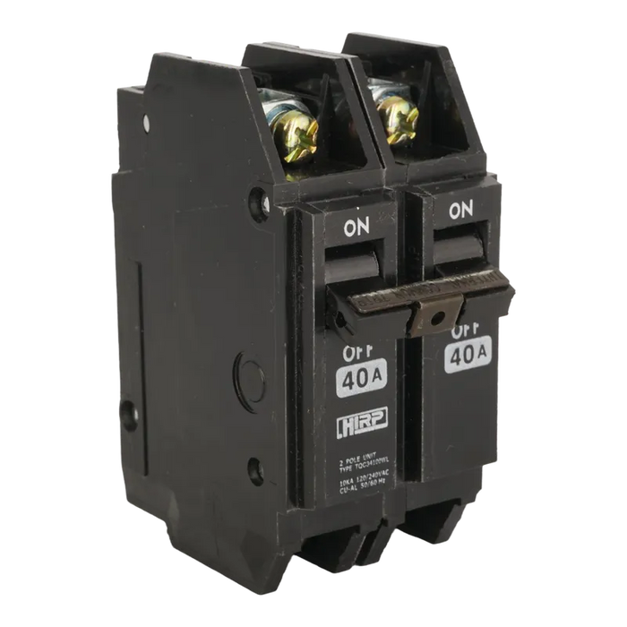 BREAKER SUPERFICIAL HQC 2X40A 40A, 240 VAC, 2 POLOS. NO INCLUYE UÑAS 1