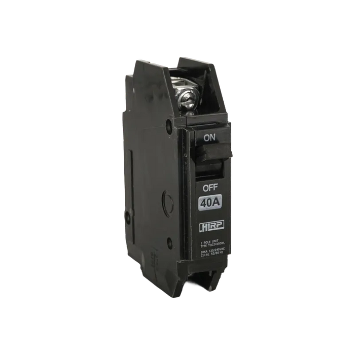 BREAKER SUPERFICIAL HQC 1X40A 40A, 240 VAC, 1 POLO. NO INCLUYE UÑAS 1