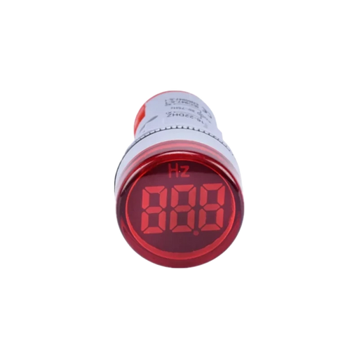 FRECUENCIMETRO LED ROJO 22 MM   1