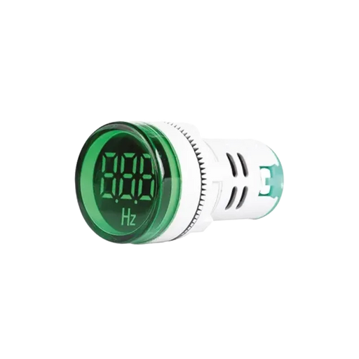 FRECUENCIMETRO LED VERDE 22 MM   1