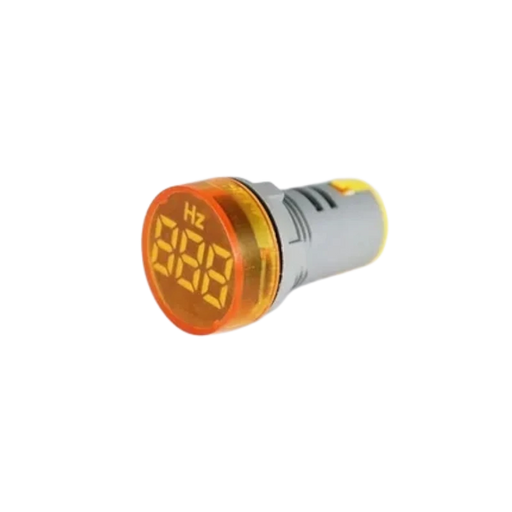 FRECUENCIMETRO LED NARANJA 22 MM   1