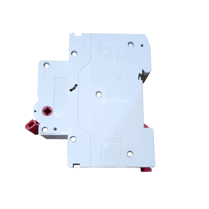 BREAKER TERMOMAGNETICO 1X6A 6A, 1 POLO, CURVA DISPARO TIPO C, RIEL  2