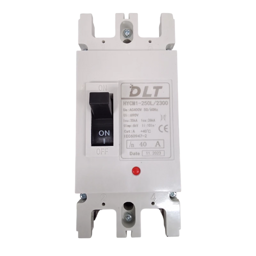 BREAKER INDUSTRIAL 2X40A (250L) 40A, 2 POLOS, FRAME 250L (INCLUYE KIT DE 4 TERMINALES) 1