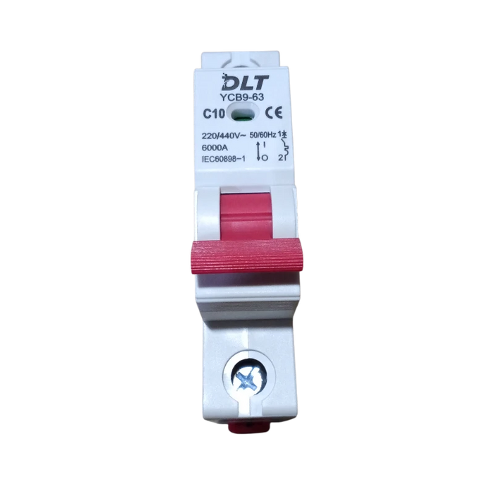 BREAKER TERMOMAGNETICO 1X25A 25A, 1 POLO, CURVA DISPARO TIPO C, RIEL  1