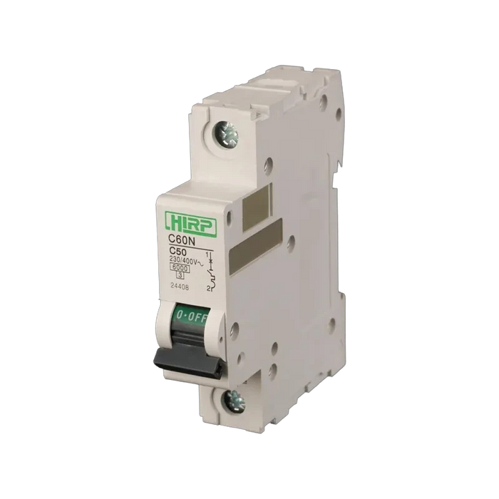 BREAKER TERMOMAGNETICO 1X40A 40A, 1 POLO, CURVA DISPARO TIPO C, RIEL  1
