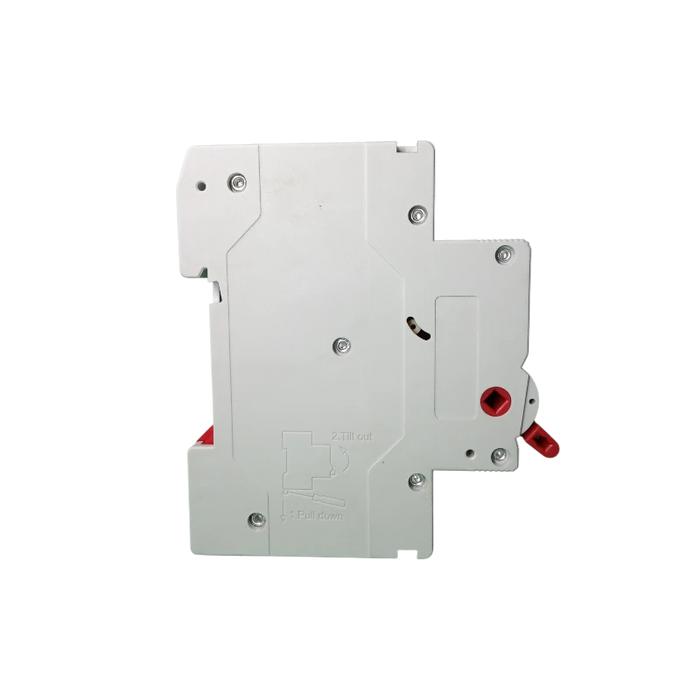 BREAKER "DC" TERMOMAGNETICO 2X32A 63A, 1 POLO, CURVA DISPARO TIPO C, RIEL  3