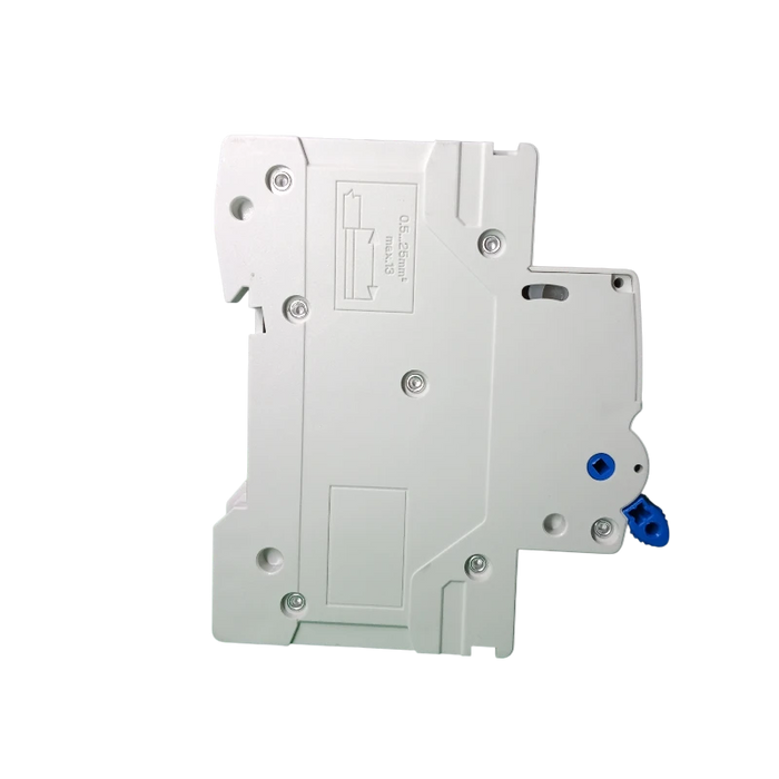 BREAKER "DC" TERMOMAGNETICO 2X50A 63A, 1 POLO, CURVA DISPARO TIPO C, RIEL  3