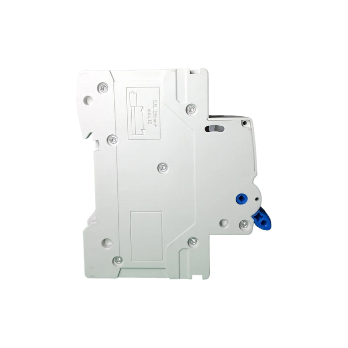 BREAKER "DC" TERMOMAGNETICO 2X63A 63A, 1 POLO, CURVA DISPARO TIPO C, RIEL  3