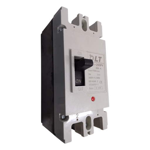 BREAKER INDUSTRIAL DC 2X200A (250L) 200A, 2 POLOS, FRAME 250L (INCLUYE KIT DE 4 TERMINALES) 2