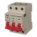 BREAKER TERMOMAGNETICO 3X3A 3A, 3 POLOS, CURVA DISPARO TIPO C, RIEL  1
