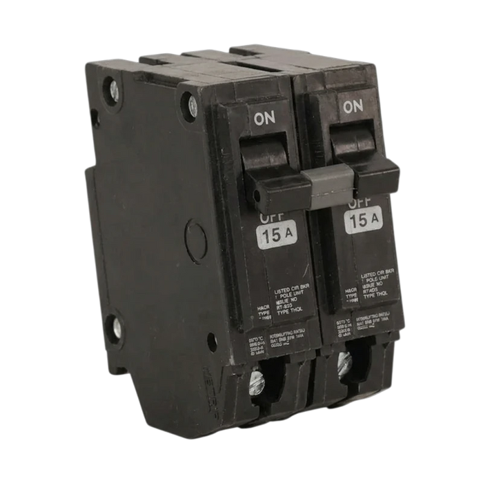 BREAKER EMPOTRABLE HQP 2X15A 15A, 240 VAC, 2 POLOS, (THQL)  1