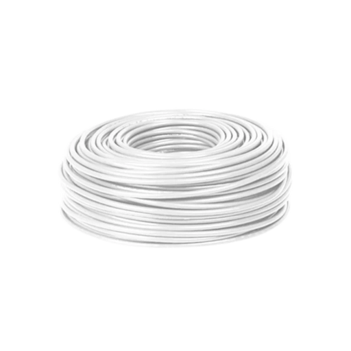 CABLE AUTOMOTRIZ 8AWG BLANCO 105ºC, 100% COBRE  1