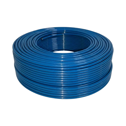 CABLE TW,THW,THHN 6AWG AZUL (METRO) 100% COBRE  1