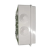 CAJA PLASTICA PASO 20CM X 20CM X 8CM INTEMPERIE (IP65) MODELO APRON INCLUYE TAPA Y TORNILLOS 2