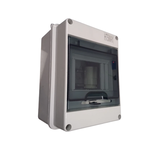 CAJA PLASTICA RIEL DIN 5 CIRCUITOS 15CM X 11CM X 9CM INTEMPERIE IP65  2