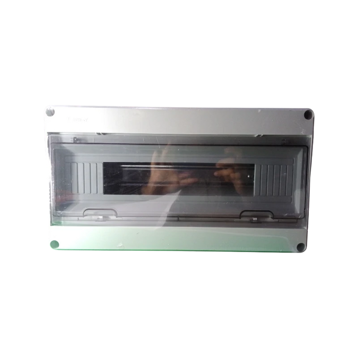 CAJA PLASTICA RIEL DIN 18 CIRCUITOS INTEMPERIE, IP66  1