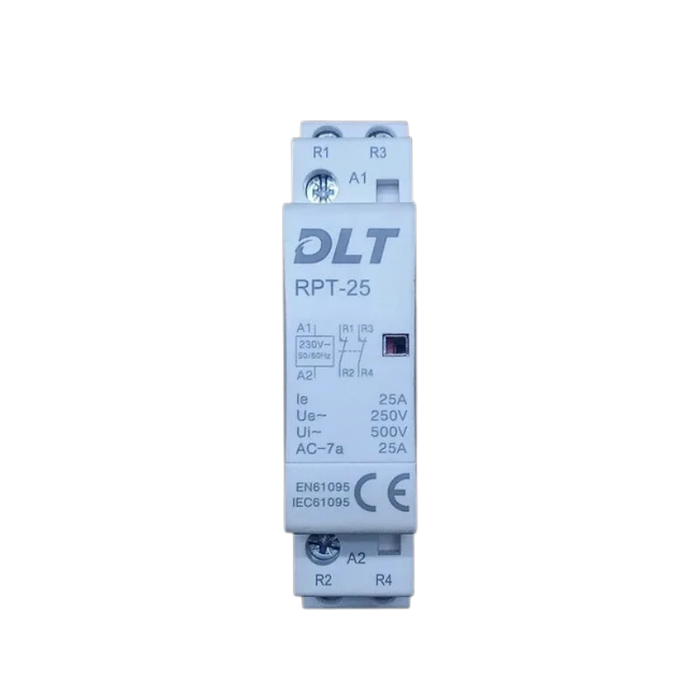 CONTACTOR MODULAR 25A, 2 POLOS(2NC) 220V 60 HZ  2
