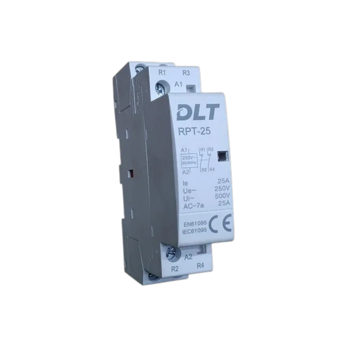 CONTACTOR MODULAR 25A, 2 POLOS(2NC) 220V 60 HZ  1