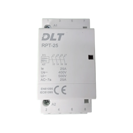 CONTACTOR MODULAR 25A 4 POLOS(4NC) 220V 60 HZ  1