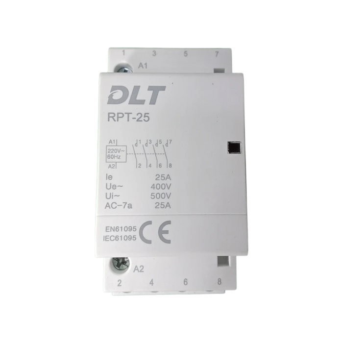 CONTACTOR MODULAR 25A 4 POLOS(4NC) 220V 60 HZ  1