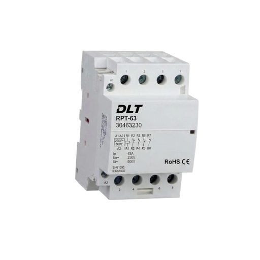 CONTACTOR MODULAR 63A 4 POLOS(4NC) 220 V 60 HZ  1