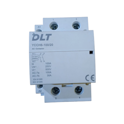 CONTACTOR MODULAR 100A 2 POLOS(2NC) 220V 60 HZ  1
