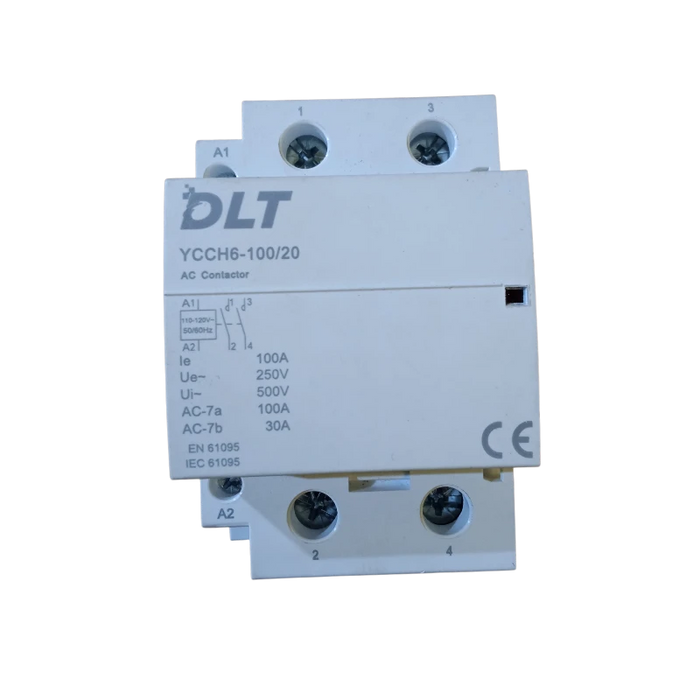 CONTACTOR MODULAR 100A 2 POLOS(2NC) 220V 60 HZ  1