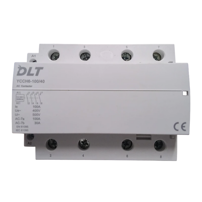 CONTACTOR MODULAR 100A 4 POLOS(4NC) 220V 60 HZ  1