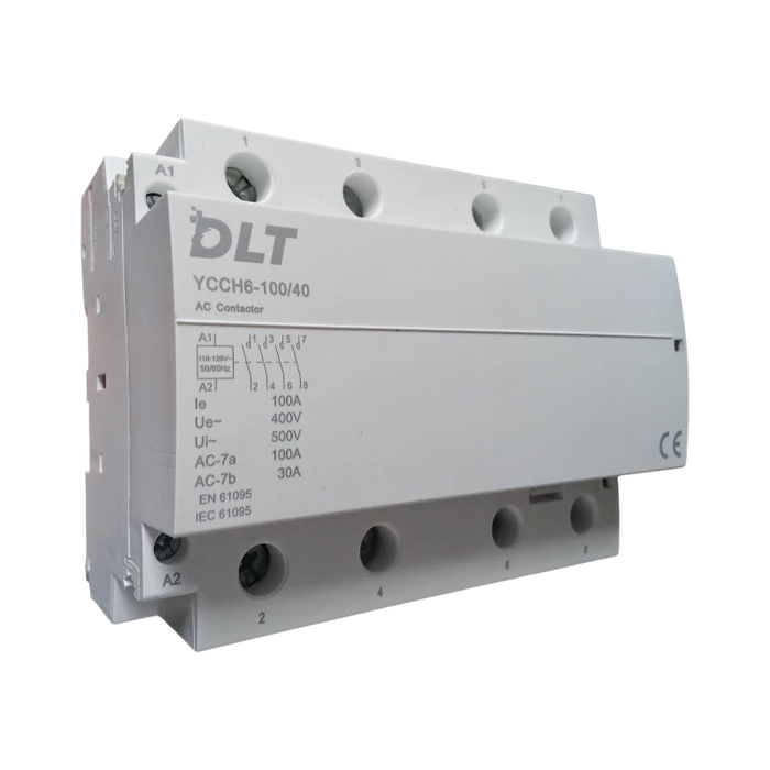 CONTACTOR MODULAR 100A 4 POLOS(4NC) 220V 60 HZ  2