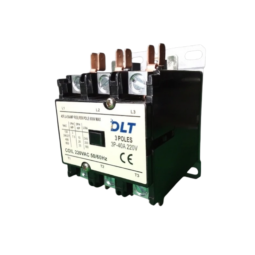 CONTACTOR (HVAC), 3 POLOS, 40A, 220 VAC   2