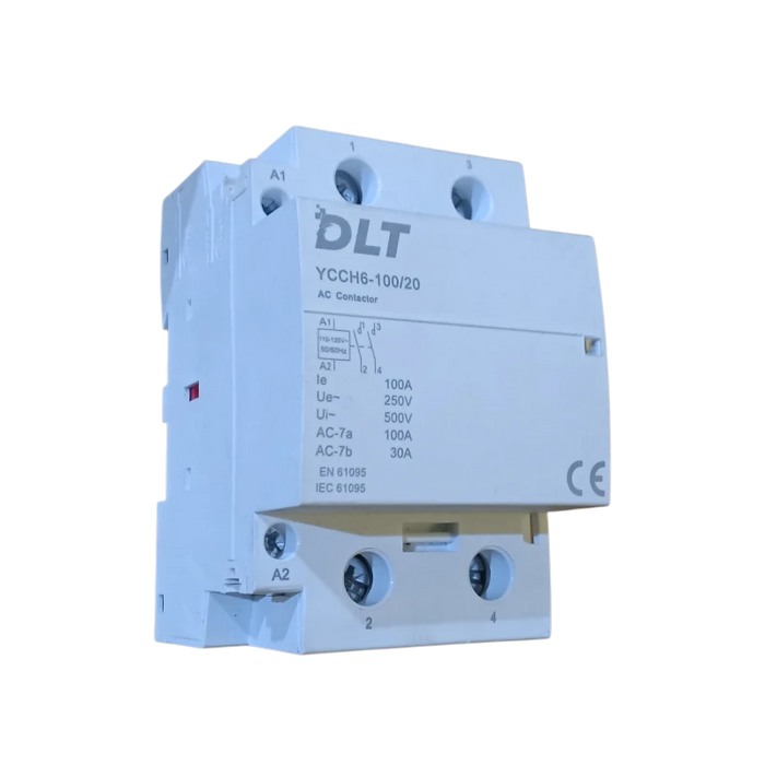 CONTACTOR MODULAR 100A 2 POLOS(2NO) 120V 60 HZ  1