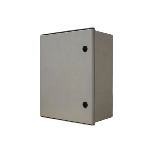 GABINETE POLIESTER 600MM X 400MM X 230MM INCLUYE DOBLE FONDO Y LLAVE PLASTICA  1