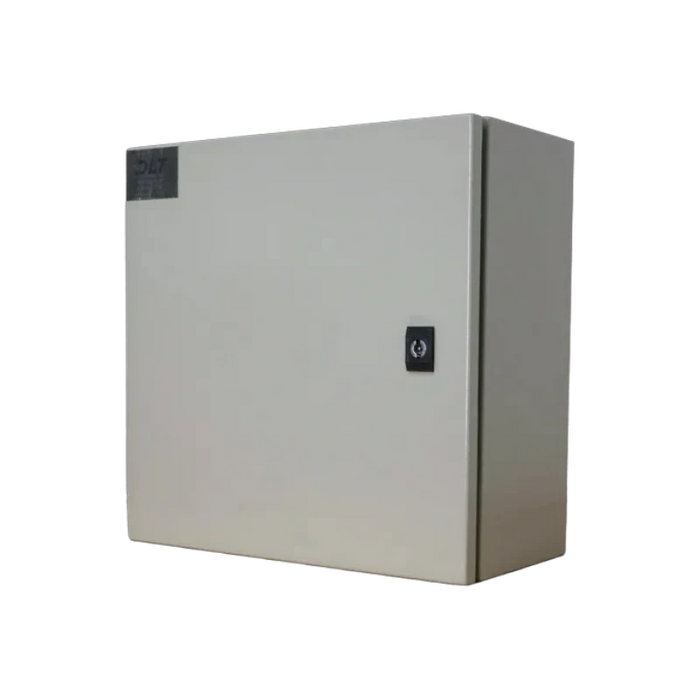 GABINETE METALICO 500MM X 400MM X 250MM INCLUYE DOBLE FONDO Y LLAVE PLASTICA  1