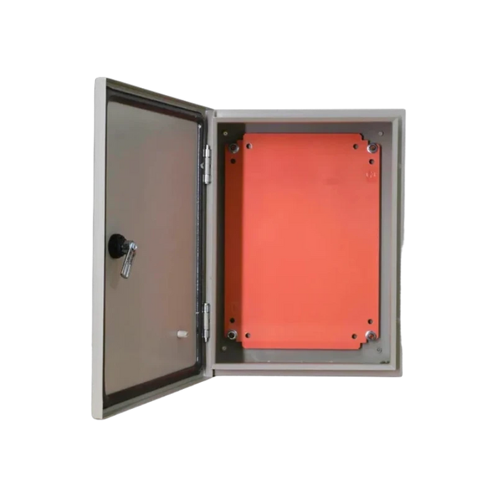 GABINETE METALICO 800MM X 600MM X 400MM INCLUYE DOBLE FONDO Y LLAVE PLASTICA  2