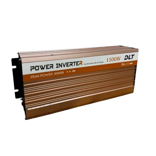 INVERSOR CORRIENTE 1.500 WATTS 120 VAC ENTRADA 12 VDC SALIDA 120 VAC (L+N) CON PANTALLA DE COLOR Y CONTROL REMOTO 1