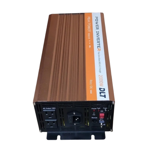 INVERSOR CORRIENTE 4.000 WATTS 120 VAC ENTRADA 24 VDC SALIDA 120 VAC (L+N) CON PANTALLA DE COLOR Y CONTROL REMOTO 2