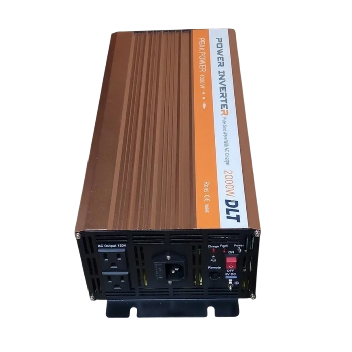 INVERSOR CORRIENTE 6.000 WATTS 120 VAC ENTRADA 48 VDC SALIDA 120 VAC (L+N) CON PANTALLA DE COLOR Y CONTROL REMOTO 3