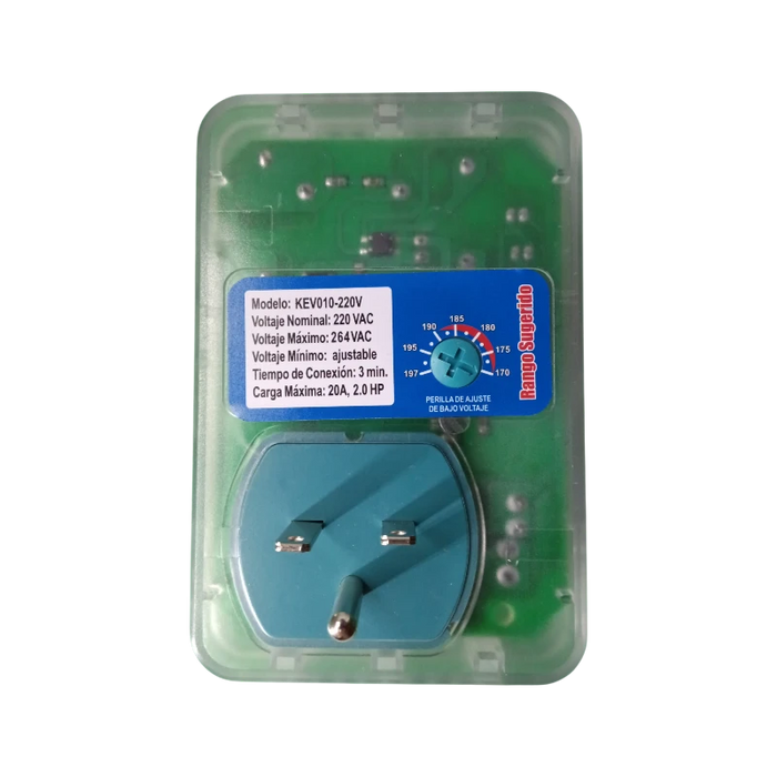 PROTECTOR VOLTAJE ENCHUFABLE 220 VAC (AJUSTABLE)  2