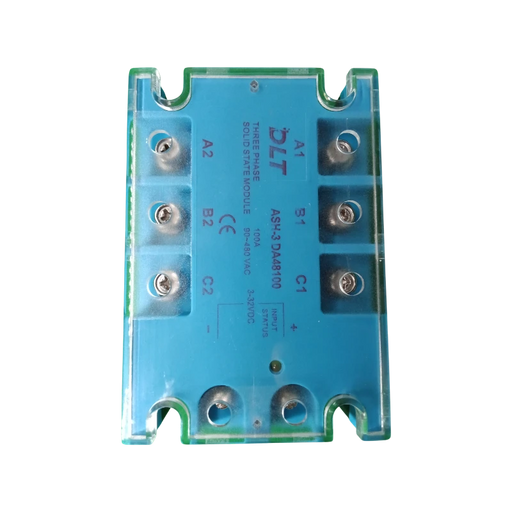 RELE ESTADO SOLIDO 3F 100/3-32/90-480 100A, ENTRADA MONOFASICA 3-32 VDC SALIDA TRIFASICA 90-480 VAC 1