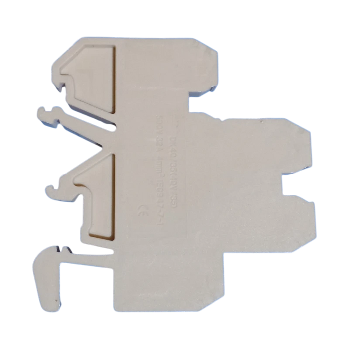 RIEL SIMETRICO BORNERA DOBLE SAK 4 MM   2