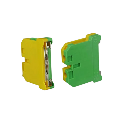 RIEL SIMETRICO BORNERA TIERRA 35 MM PARA CABLE 2 AWG MODELO SAK  1