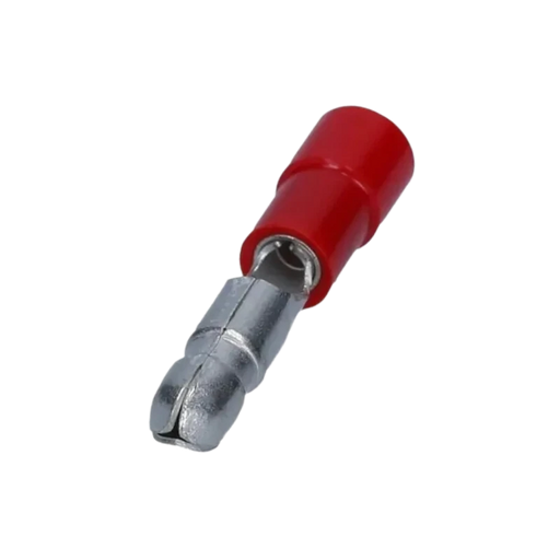 TERMINAL MACHO BALA ROJO 20-18 AWG, PAQUETE 100 PZA  1
