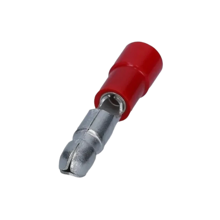 TERMINAL MACHO BALA ROJO 20-18 AWG, PAQUETE 100 PZA  1