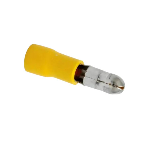 TERMINAL MACHO BALA AMARILLO 12-10 AWG, PAQUETE 100 PZA  1