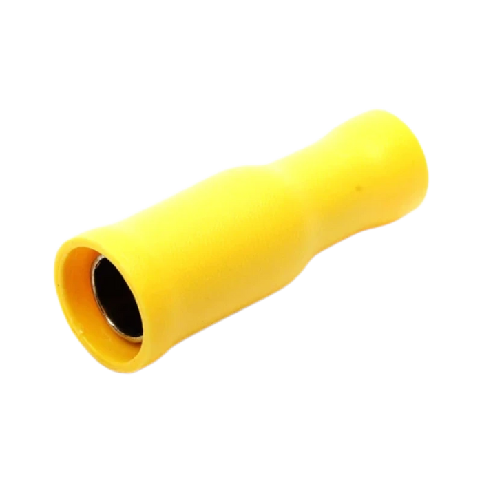 TERMINAL HEMBRA BALA AMARILLO 12-10 AWG, PAQUETE 100 PZA  1